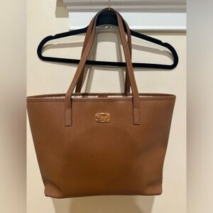 Michael Kors Camel Leather Tote Bag